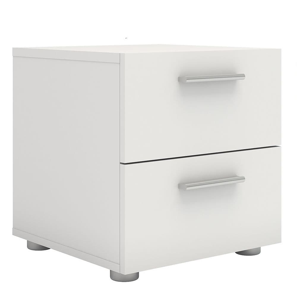 Anica Bedside 2 Drawers in White